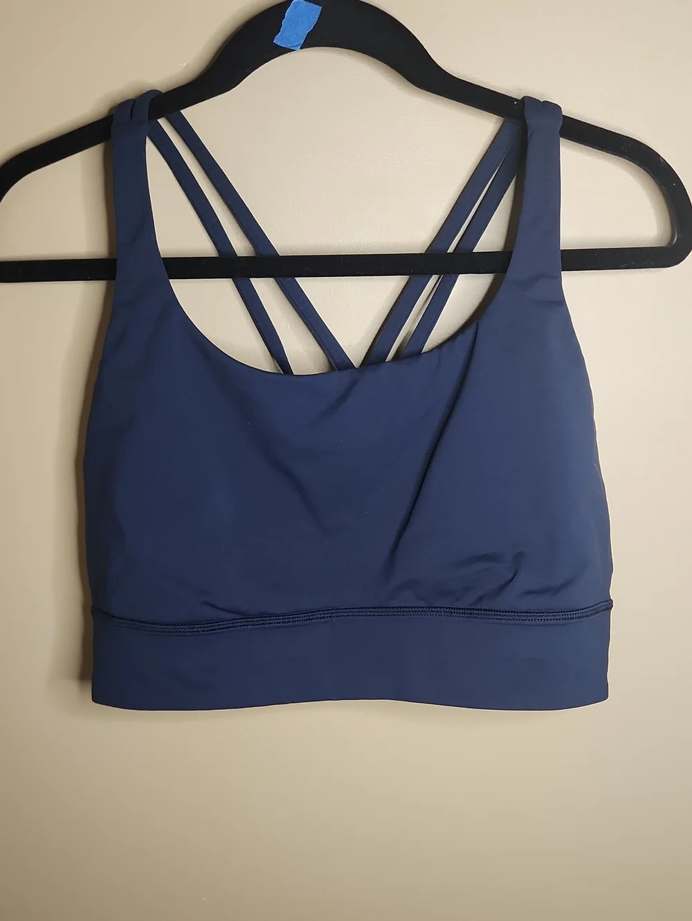 lululemon Energy Longline Bra *Medium Support, B–D Cups in True Navy. Sz 14.
